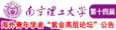 大黑吊日比南京理工大学第十四届海外青年学者紫金论坛诚邀海内外英才！